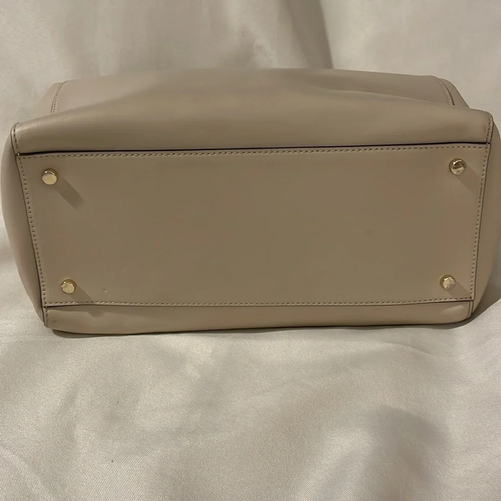 Kate Spade Laurel Magnolia Park Cream Satchel Crossbody Detachable Strap - Picture 8 of 16